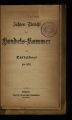 Jahres-Bericht der Handelskammer zu Düsseldorf / 1857 