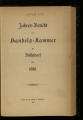Jahres-Bericht der Handels-Kammer zu Düsseldorf / 1888 