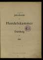 Jahresbericht der Hanselskammer in Duisburg / 5. Jahrgang 1910 