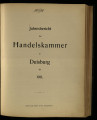 Jahresbericht der Hanselskammer in Duisburg / 6. Jahrgang 1911 
