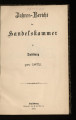 Jahresbericht der Handelskammer zu Duisburg / 1872 