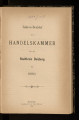Jahresbericht der Handelskammer für den Stadtkreis Duisburg / 1889 