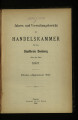 Jahres- und Verwaltungsbericht der Handelskammer für den Stadtkreis Duisburg / 1897 