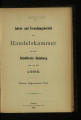 Jahres- und Verwaltungsbericht der Handelskammer für den Stadtkreis Duisburg / 1898 
