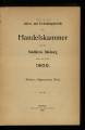 Jahres- und Verwaltungsbericht der Handelskammer für den Stadtkreis Duisburg / 1900 