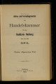 Jahres- und Verwaltungsbericht der Handelskammer für den Stadtkreis Duisburg / 1901 