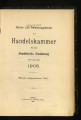 Jahresbericht der Handelskammer für den Stadtkreis Duisburg / 1905 