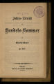 Jahres-Bericht der Handels-Kammer zu Düsseldorf / 1858 