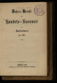 Jahres-Bericht der Handels-Kammer zu Düsseldorf / 1865 