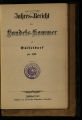 Jahres-Bericht der Handels-Kammer zu Düsseldorf / 1866 