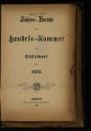 Jahres-Bericht der Handels-Kammer zu Düsseldorf / 1873 