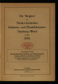 Die Tätigkeit der Niederrheinischen Industrie- und Handelskammer Duisburg-Wesel / 1938 