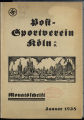 Monatsschrift des Postsportvereins Köln e.V. / 13.1938,1-5