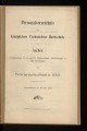 Personalverzeichnis der Königlichen Technischen Hochschule zu Aachen / 1913