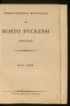 Observationes Botanicae in Horto Dickensi Notatae/1821