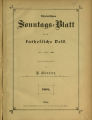 Rheinisches Sonntagsblatt für das katholische Volk / 1909