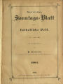 Rheinisches Sonntagsblatt für das katholische Volk / 1904