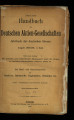 Handbuch der Deutschen Aktien-Gesellschaften / 8,1.1903/04