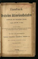 Handbuch der Deutschen Aktien-Gesellschaften / 8,2.1903/04