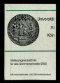Vorlesungsverzeichnis Universität Köln SS2002