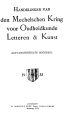 Handelingen van de Koninklijke Kring voor Oudheidkunde, Letteren en Kunst van Mechelen / 38.1933 