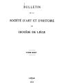 Bulletin de la Société d'Art et d'Histoire du Diocèse de Liège / 35.1949 