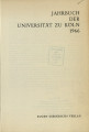 Jahrbuch der Universität zu Köln / 1.1966 