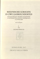 Rheinische Gerichte in zwei Jahrhunderten 