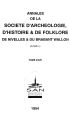 Annales de la Société Royale d'Archéologie, d'Histoire et de Folklore de Nivelles et du Brabant Wallon 