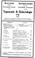 Bulletin de la Commission Royale de Toponymie & Dialectologie / 7/8.1933/34 