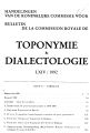 Bulletin de la Commission Royale de Toponymie & Dialectologie / 64.1992 