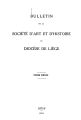Bulletin de la Société d'Art et d'Histoire du Diocèse de Liège / 39.1955 
