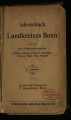 Adressbuch des Landkreises Bonn / 1.1907 