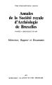 Annales de la Société Royale d'Archéologie de Bruxelles / 52.1967/73 
