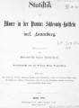 Statistik der Moore in der Provinz Schleswig-Holstein incl. Lauenburg 