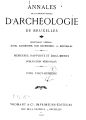 Annales de la Société Royale d'Archéologie de Bruxelles / 28.1914/19 