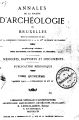 Annales de la Société Royale d'Archéologie de Bruxelles / 15.1901 
