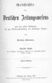 ¬Die deutschen Zeitungen während der Fremdherrschaft (1792-1814) 