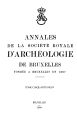 Annales de la Société Royale d'Archéologie de Bruxelles / 59.1994 