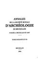 Annales de la Société Royale d'Archéologie de Bruxelles / 61.1996 