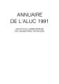 Annuaire de l'ALUC / 1991 