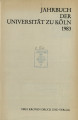 Jahrbuch der Universität zu Köln / 19.1983 