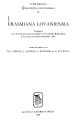Humanistica Lovaniensia : Supplementa / 4 