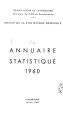 Annuaire statistique / 1960 
