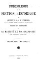 Publications de la Section Historique de l'Institut G.-D. de Luxembourg / 36.1883 