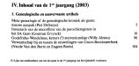 Genealogie & heraldiek in Vlaanderen / 1.2003 