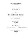 Etat présent de la noblesse belge / 2000,2 