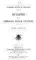 Bulletin de la Commission Royale d'Histoire / 87.1923 