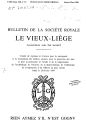 Bulletin de la Société Royale Le Vieux-Liège / 280/299.1998/02 