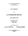 Etat présent de la noblesse belge / 2001,1 